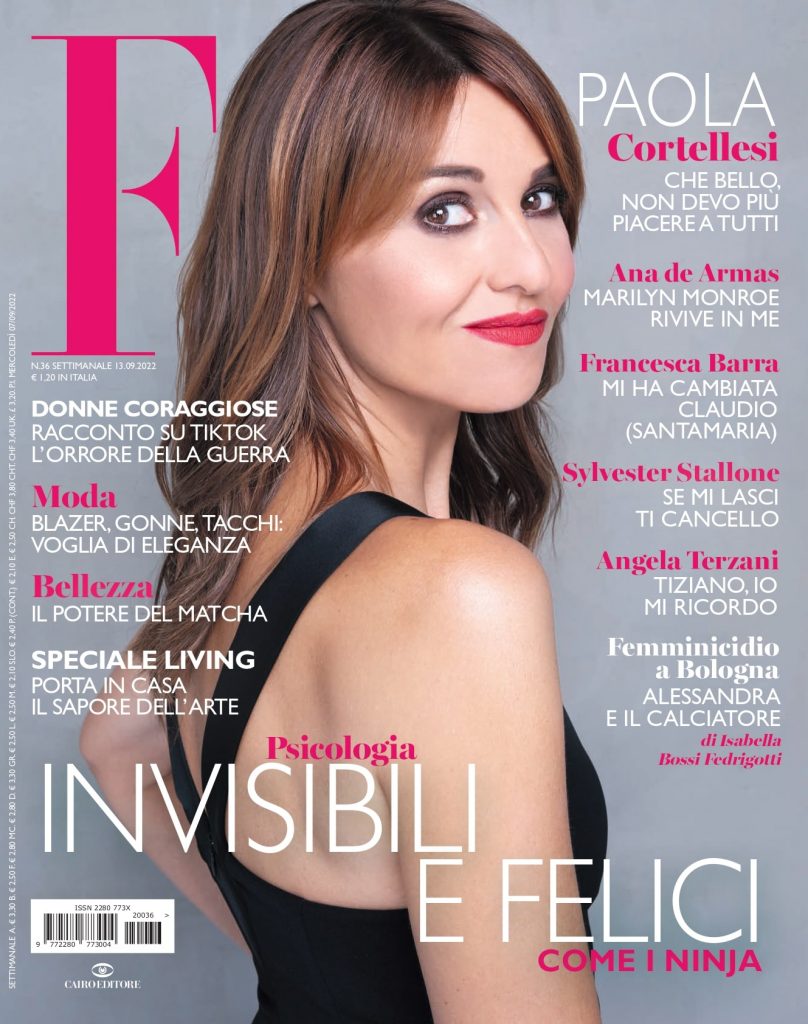 F Magazine, Sept 2022_Copertina_Cortellesi